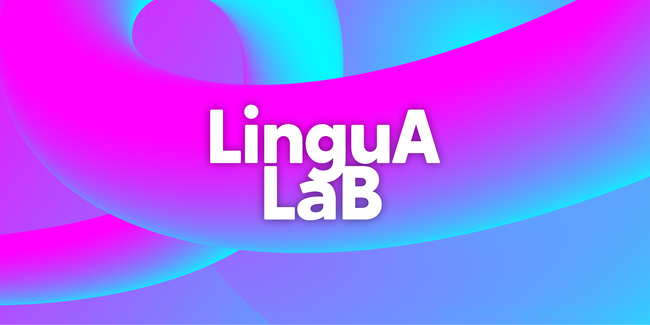 Lingua Lab Banner / 3D Flow
