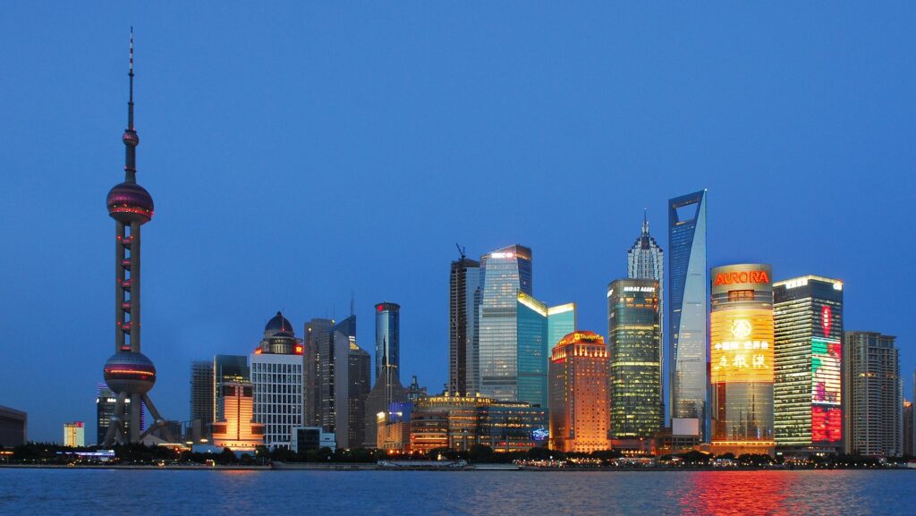Shanghai, China skyline