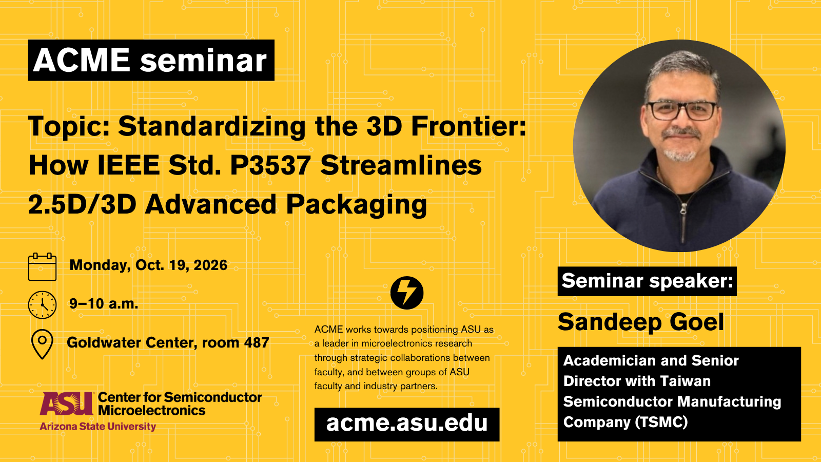 Promotional banner for ACME fall 2026 seminar series.